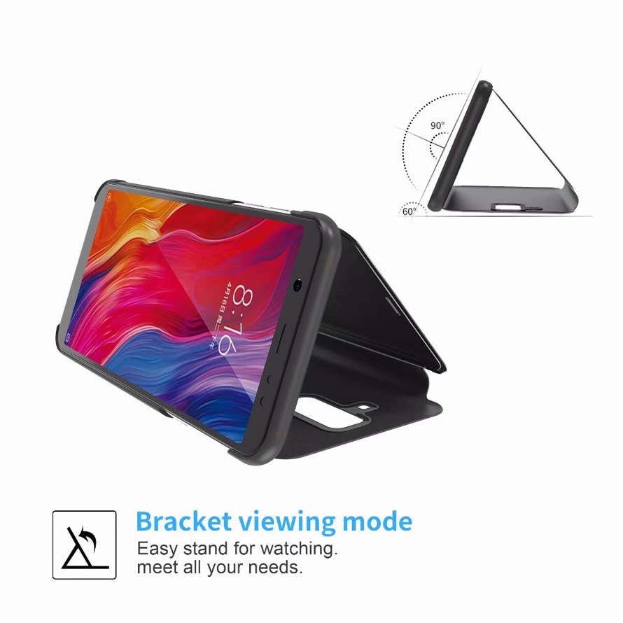 Mirror Flip Case For Huawei Honor 8x 8c 8s Smart Book Cover honor 10 lite 10i Leather phone Cases honer 10 light coque Funda