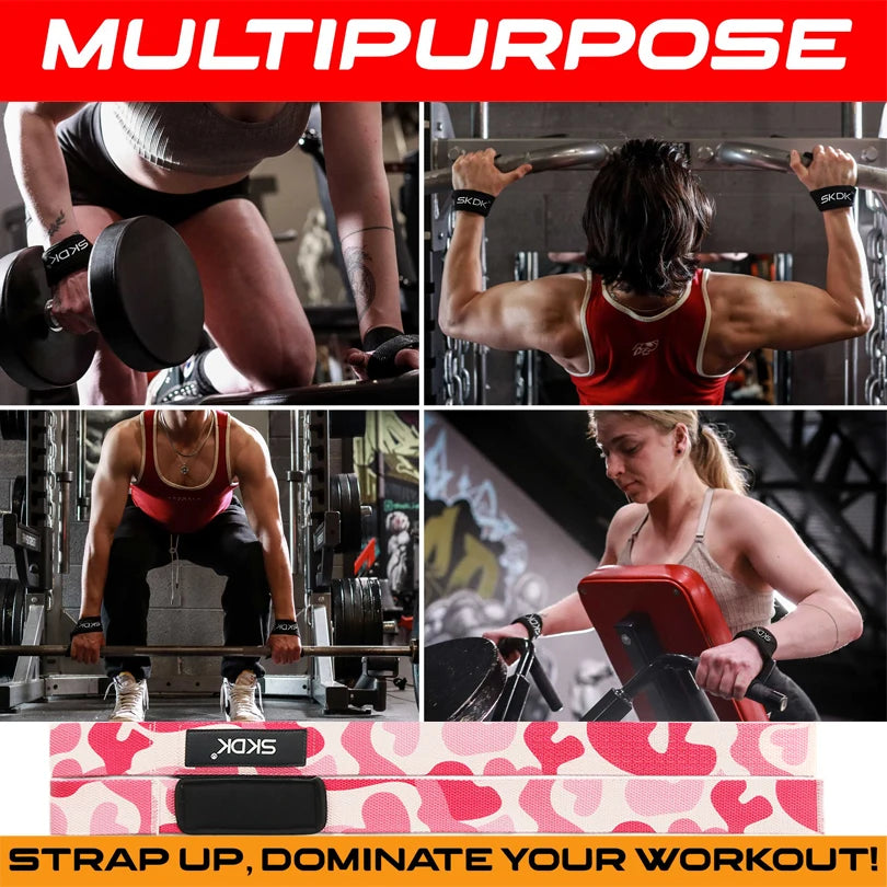 Weightlifting Straps 1 Pair Lifting Wrist Anti-Slip