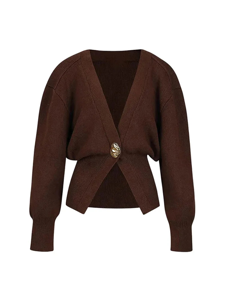 TRAF Women's Knitted Cardigan Jacket