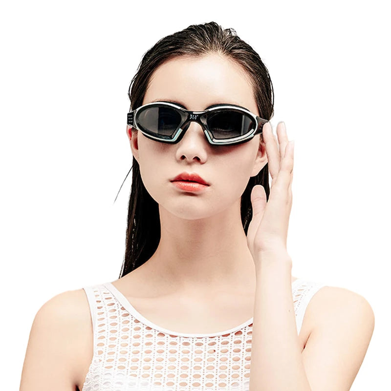 Professional Swimming Goggles HD Waterproof Anti Fog Silicon Swimming Cap Water  for Men and Women.
