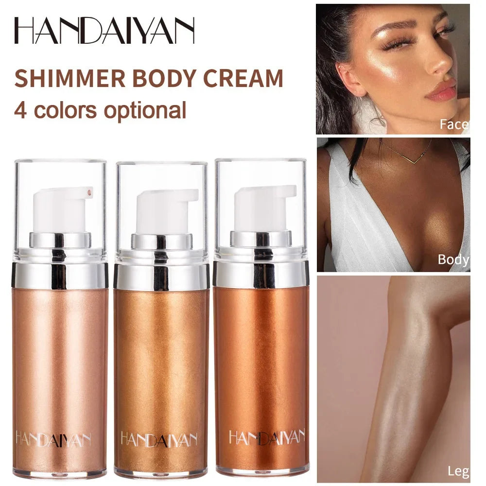 4 Colors Body Oil Bronzer Illuminator
