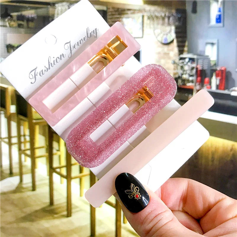 35 Styles 2/3pcs Hair Clip Set Acetate Women Hair Accessories Jewelry