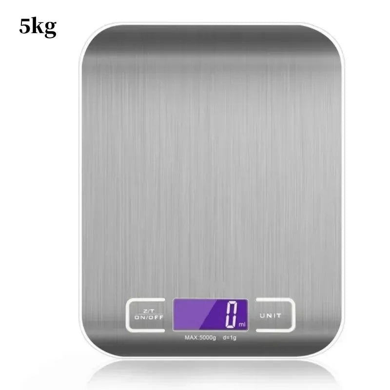 Kitchen Digital Scale Multi-function Portable Weighing Scale LCD Display USB Charging Electronic Scales Baking Measuring Tools