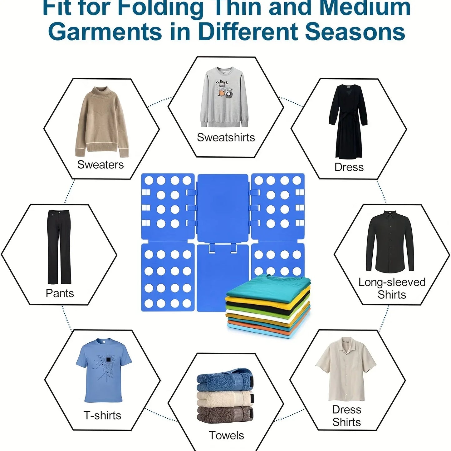 Plastic Clothes Folding Board Easy and Fast