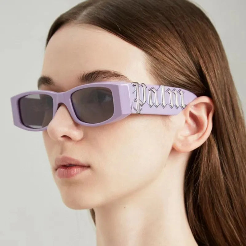 Sunglasses women and men Brand Designer Fashion Rectangle Small Frame Sun Glasses