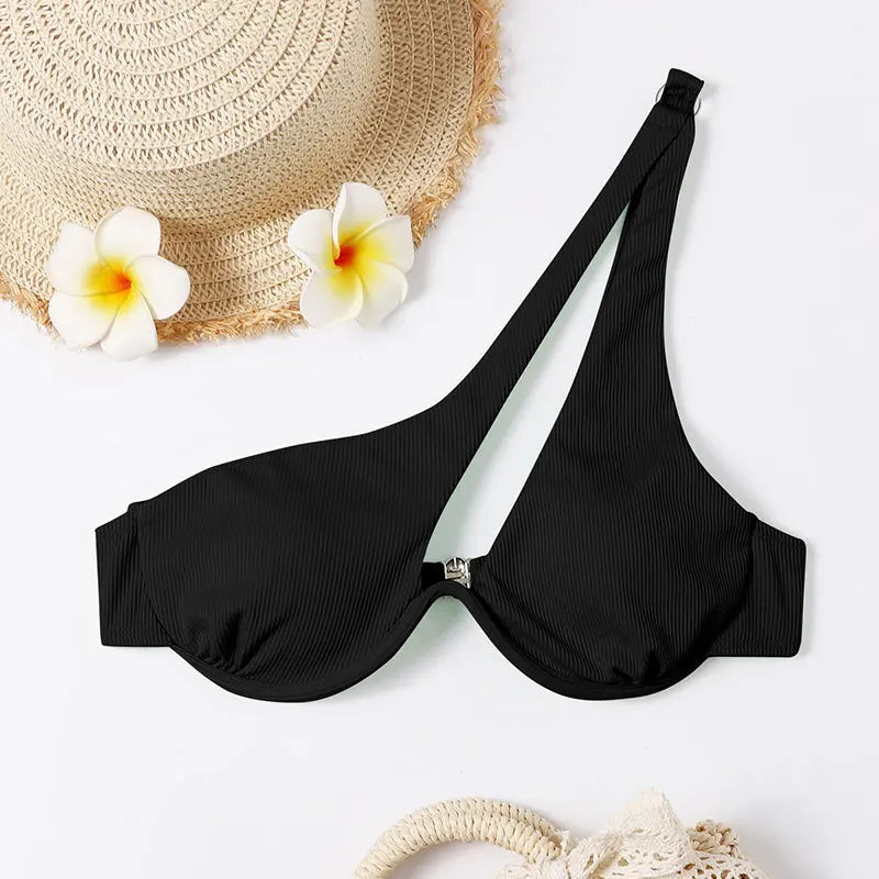 Sexy Bikinis Swimsuits Cut Out Women's Swimwear One Shoulder Biquini