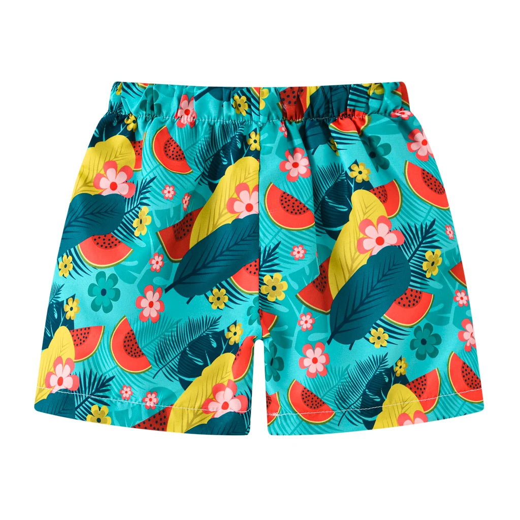 Printed swim shorts