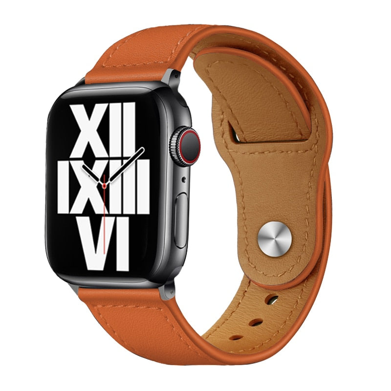 Real Leather Strap For Apple Watch
