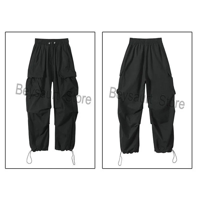 Harem Casual Pants Men Elastic Waist