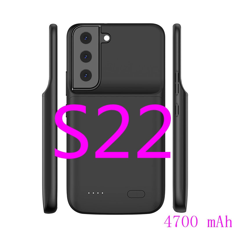 Power Case For Samsung Galaxy Note 20 Ultra 8 9 10 S8 S9 S10 S20 S21 S22 Plus Ultra S10e battery charger case charging PowerBank