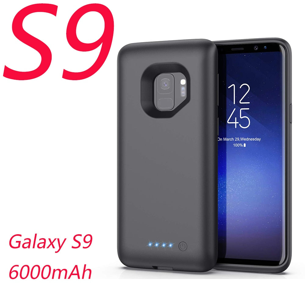 Power Case For Samsung Galaxy Note 20 Ultra 8 9 10 S8 S9 S10 S20 S21 S22 Plus Ultra S10e battery charger case charging PowerBank