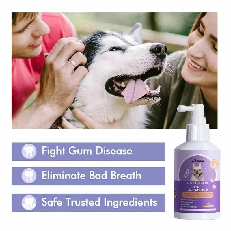Pet Oral Cleanse Spray For Dogs And Cats