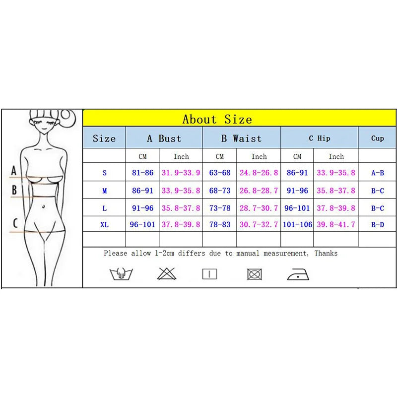 Push Up Elegant brazilian Bikini Set