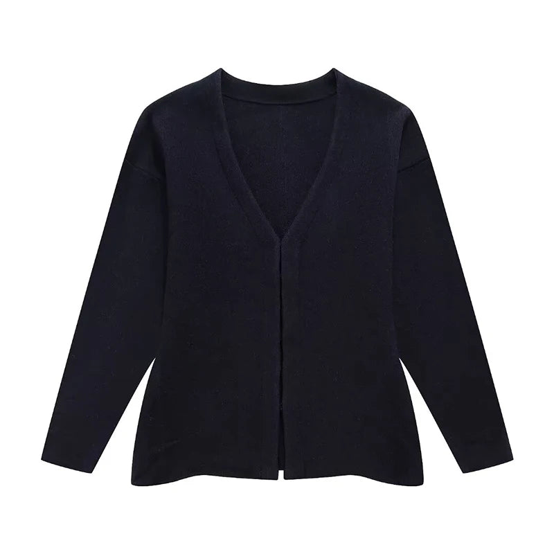 V-neck Knitted Cardigan
