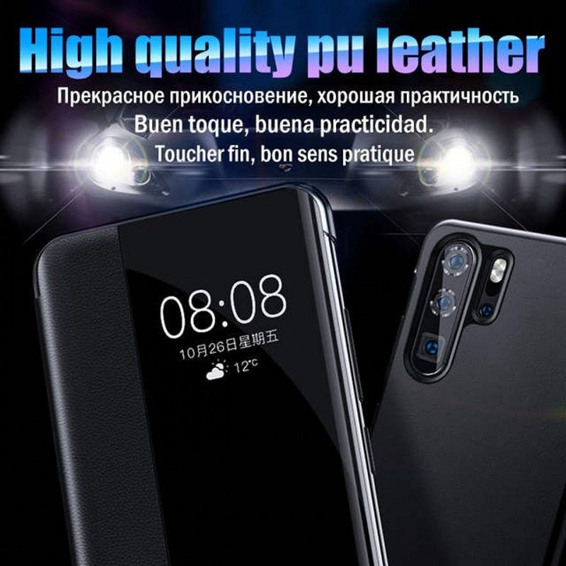 Smart Phone Case For Samsung Galaxy S23 S22 S21 S20 FE S8 S9 S10 Plus Leather Flip View Cases For Galaxy Note 20 20 Ultra Cover