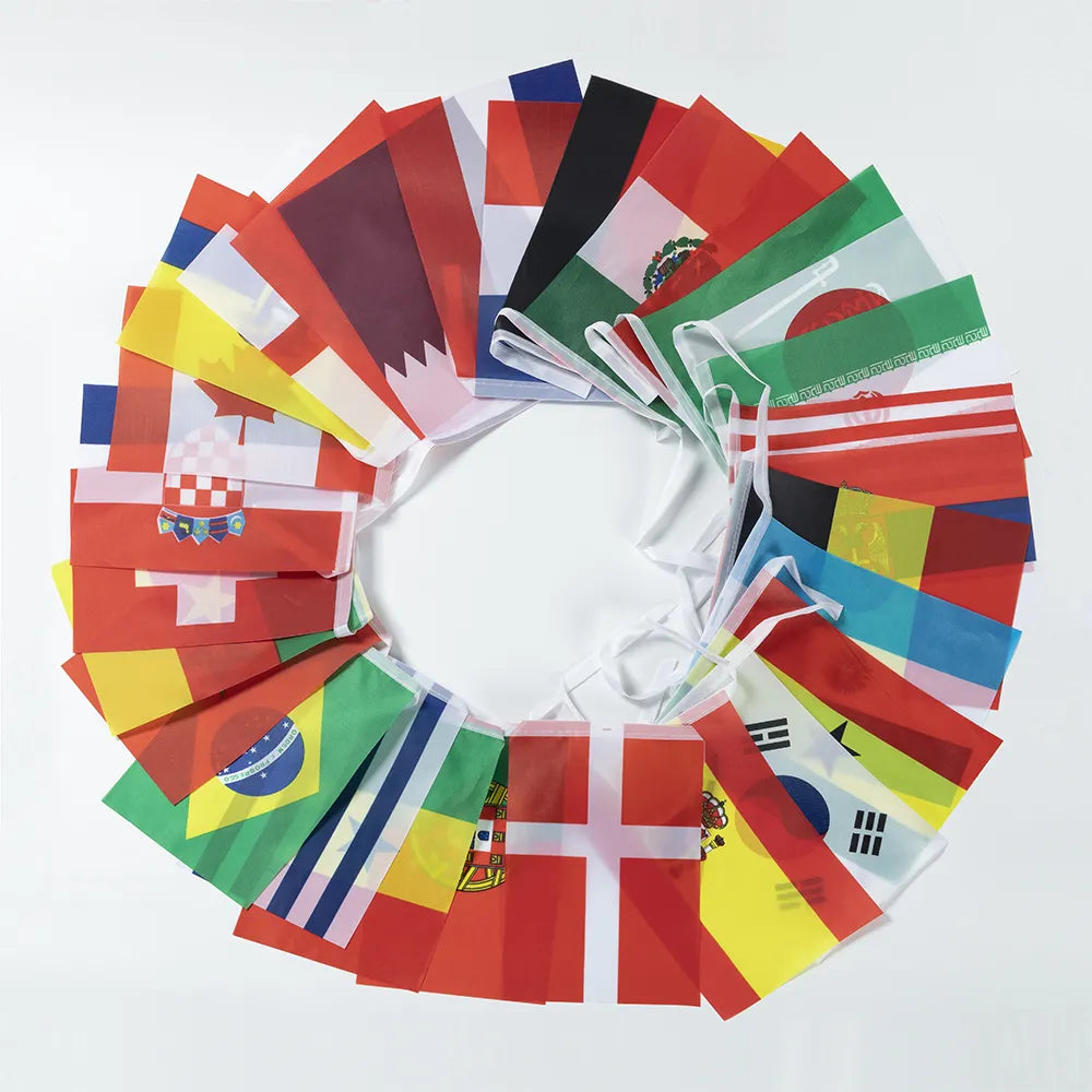 Countries National String Flags – Rush
