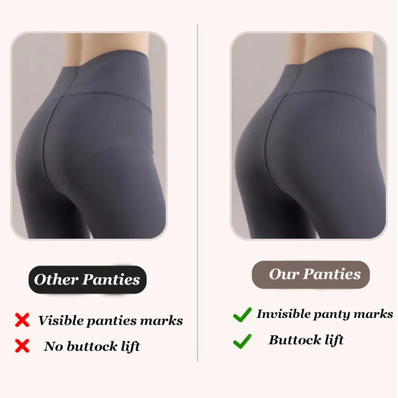 FINETOO 5PCS Seamless Mulberry Silk Underwear Ultral Thin Women's Panties Sexy High Elastic Invisible Briefs Soft Lingerie M-XL