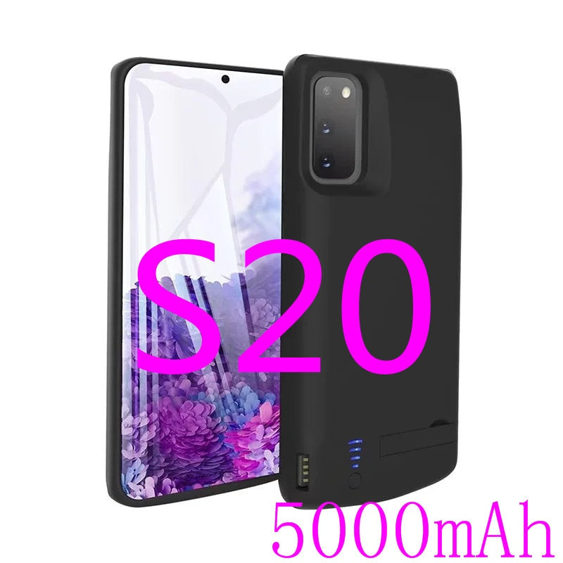 Power Case For Samsung Galaxy Note 20 Ultra 8 9 10 S8 S9 S10 S20 S21 S22 Plus Ultra S10e battery charger case charging PowerBank
