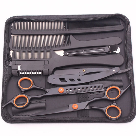 Hair Scissors Professional Cutting Shears Thinning Hairdressing Haircut Set Salon Barber