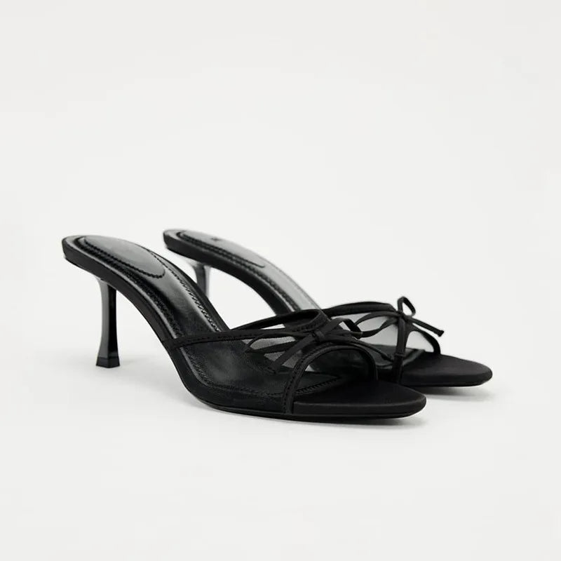 Women High Heel Sandals Versatile Simple Slim