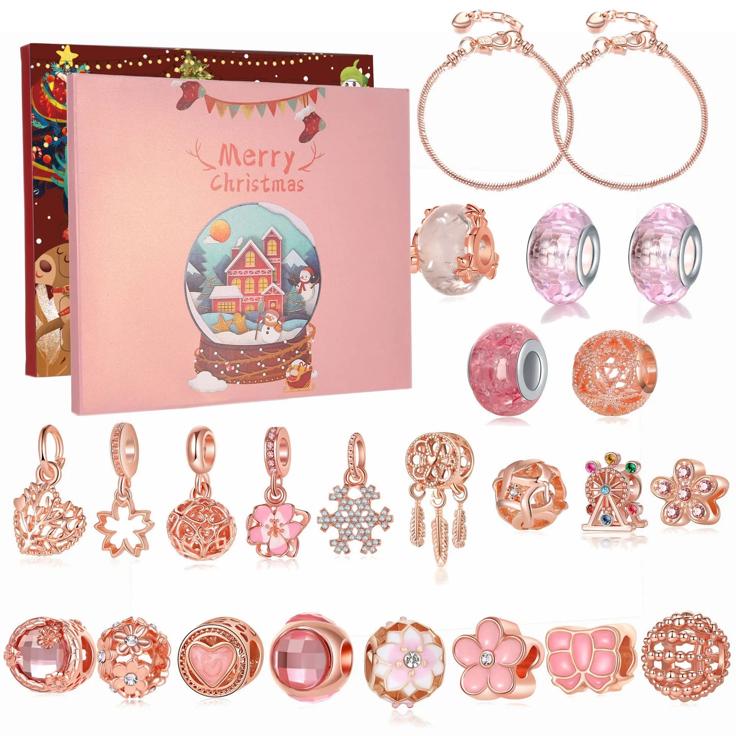 Countdown Calendar Christmas Ornaments 2025 New Year Advent Countdown Calendar Children Gift 24 Days Christmas Calendar