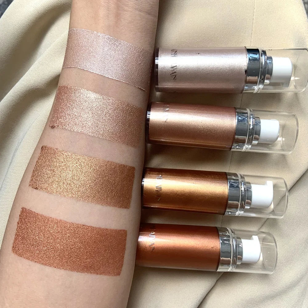 4 Colors Body Oil Bronzer Illuminator