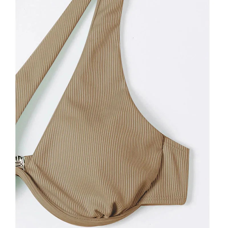 Sexy Bikinis Swimsuits Cut Out Women's Swimwear One Shoulder Biquini