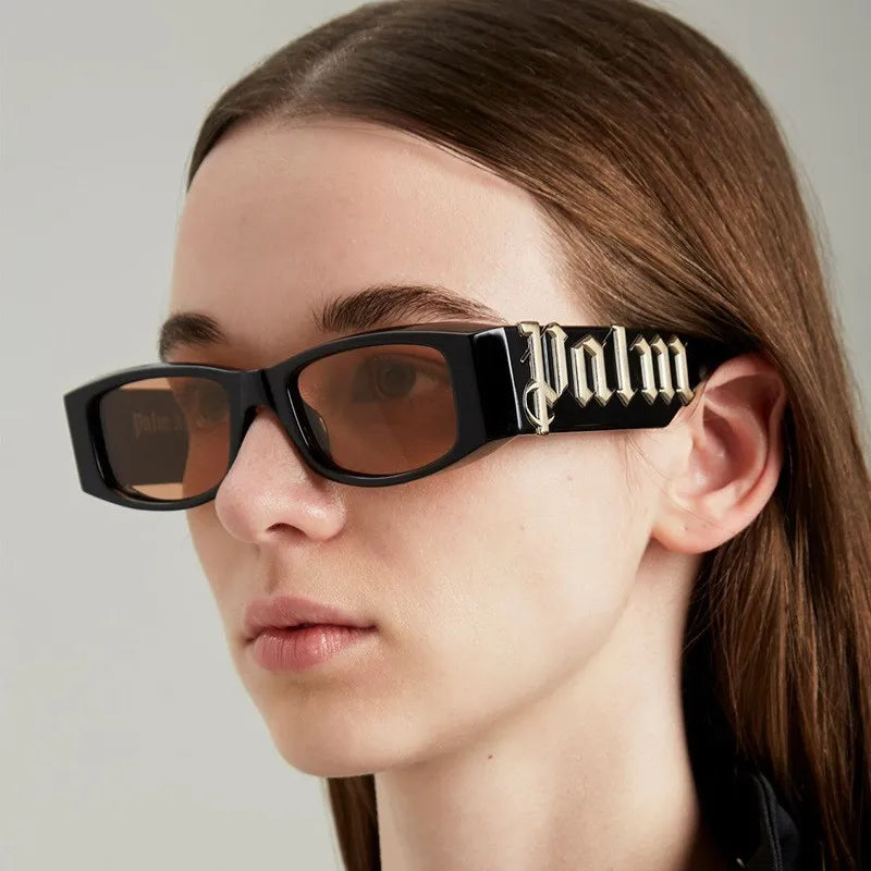 Sunglasses women and men Brand Designer Fashion Rectangle Small Frame Sun Glasses