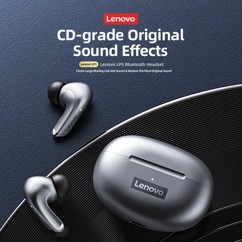 Original Lenovo LP5 TWS Wireless Bluetooth Earphone