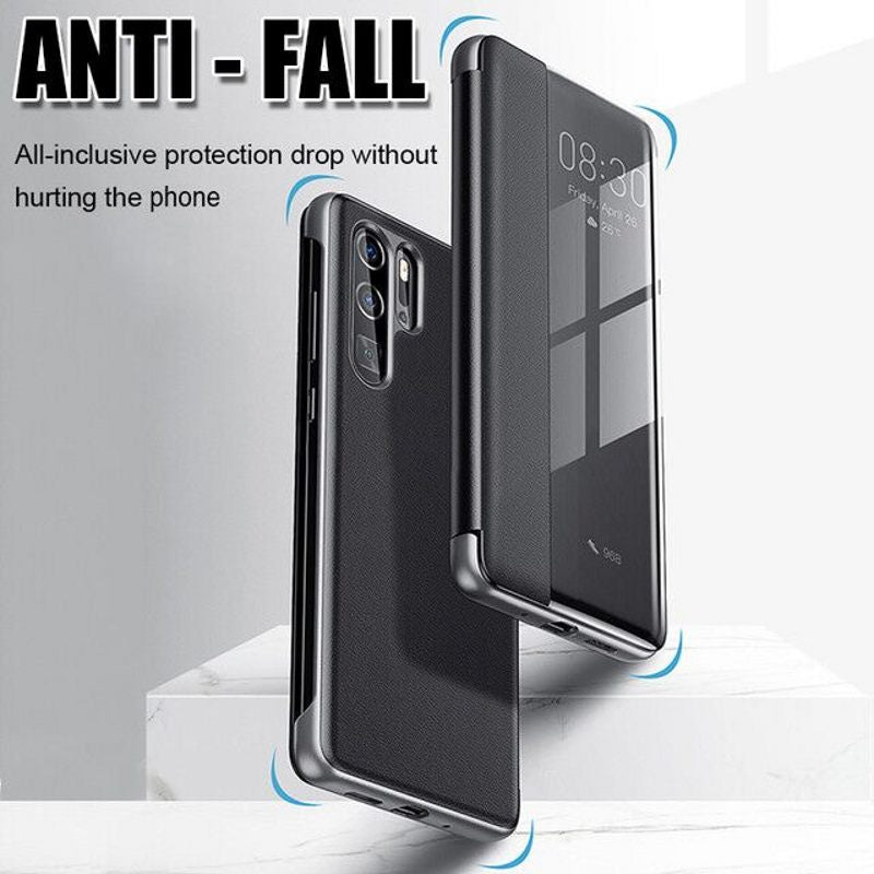 Smart Phone Case For Samsung Galaxy S23 S22 S21 S20 FE S8 S9 S10 Plus Leather Flip View Cases For Galaxy Note 20 20 Ultra Cover