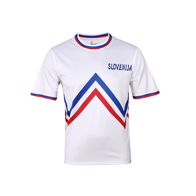 Top 24 of the European Soccer Jersey, Italy, France, Germany, Spain, Football Shirts Short Sleeve for Men, Quick drying