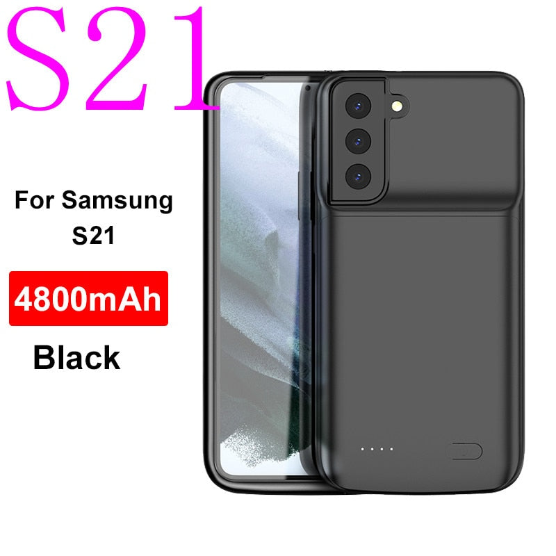 Power Case For Samsung Galaxy Note 20 Ultra 8 9 10 S8 S9 S10 S20 S21 S22 Plus Ultra S10e battery charger case charging PowerBank