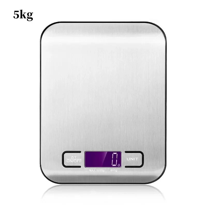 Kitchen Digital Scale Multi-function Portable Weighing Scale LCD Display USB Charging Electronic Scales Baking Measuring Tools