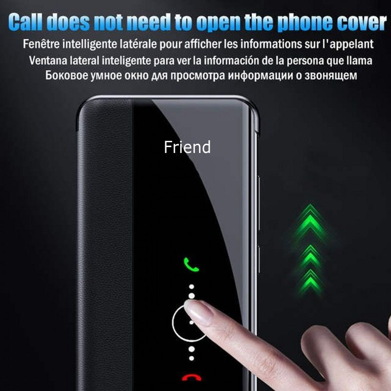Smart Phone Case For Samsung Galaxy S23 S22 S21 S20 FE S8 S9 S10 Plus Leather Flip View Cases For Galaxy Note 20 20 Ultra Cover