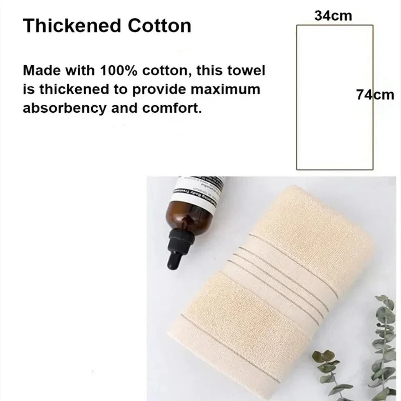 Thickened Absorbent Towel Pure Cotton Quick Absorbent Soft Quick Dry Thickened Face Towel