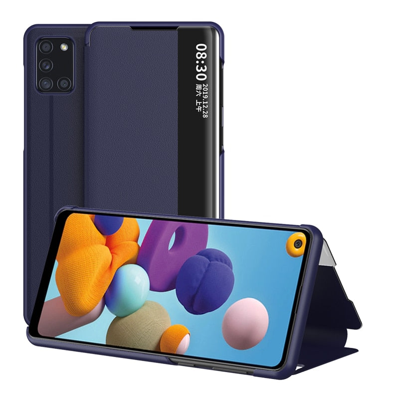 Smart Phone Case For Samsung Galaxy S23 S22 S21 S20 FE S8 S9 S10 Plus Leather Flip View Cases For Galaxy Note 20 20 Ultra Cover