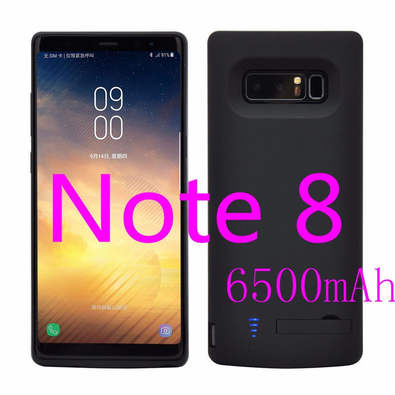 Power Case For Samsung Galaxy Note 20 Ultra 8 9 10 S8 S9 S10 S20 S21 S22 Plus Ultra S10e battery charger case charging PowerBank