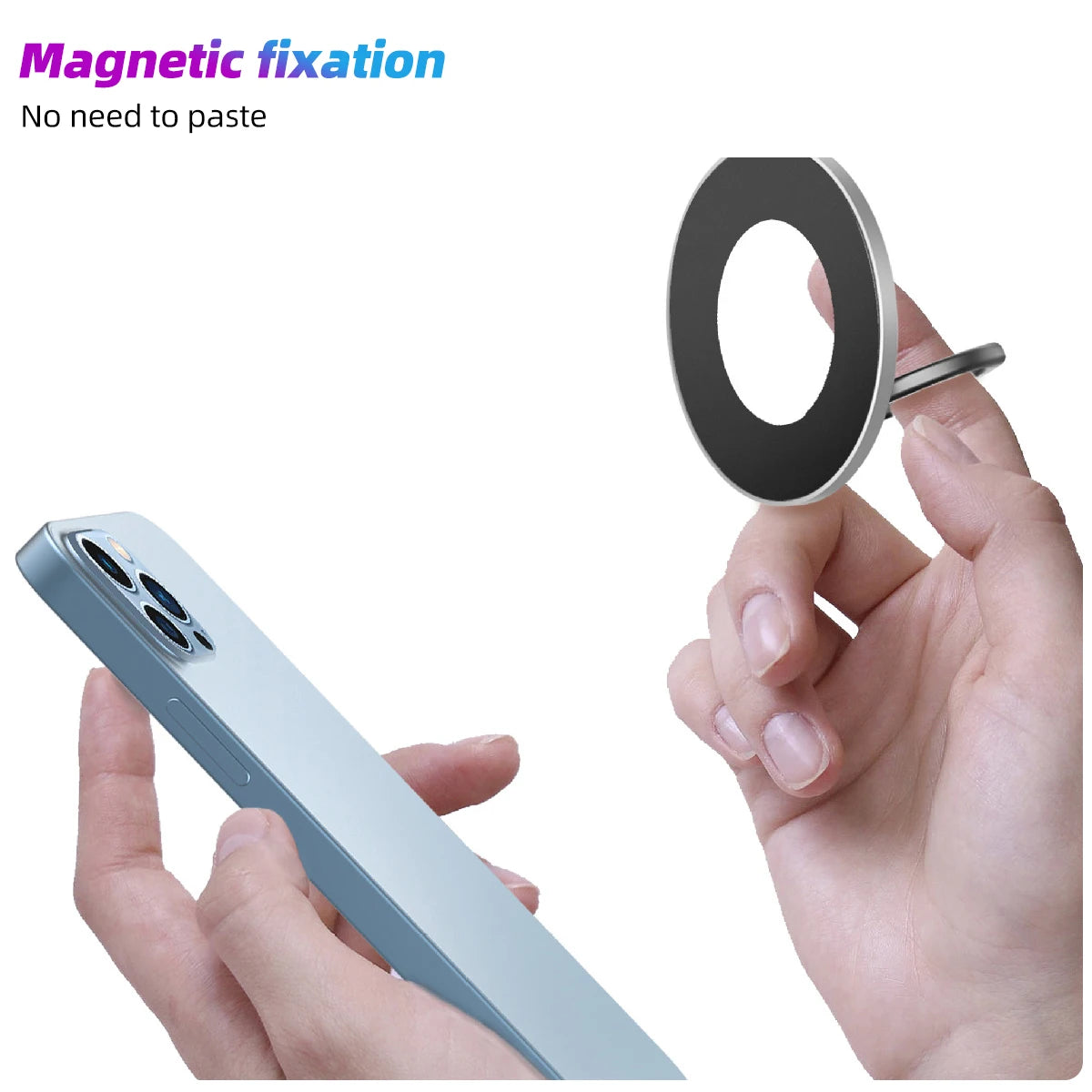 ANMONE Magnetic Cell Phone Ring Holder For MagSafe Removable Cell Phone Grip Kickstand