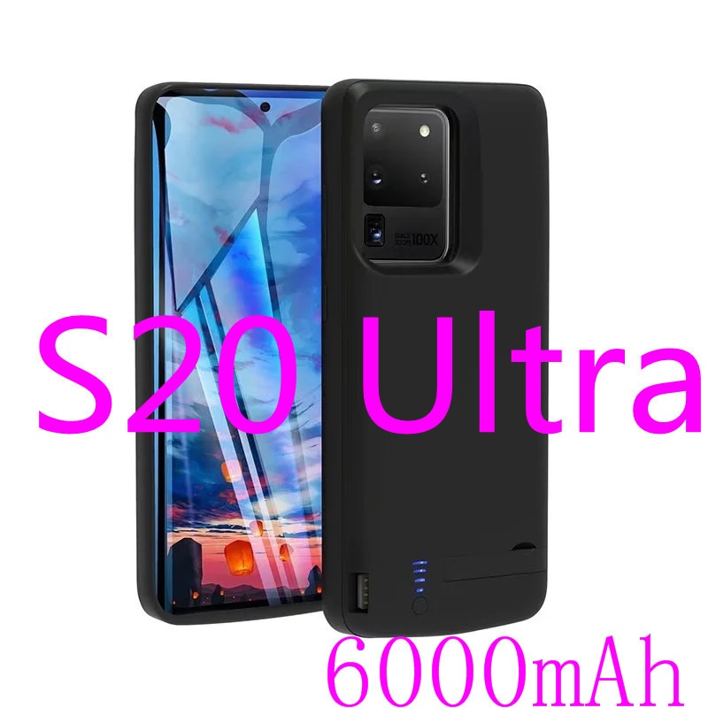 Power Case For Samsung Galaxy Note 20 Ultra 8 9 10 S8 S9 S10 S20 S21 S22 Plus Ultra S10e battery charger case charging PowerBank