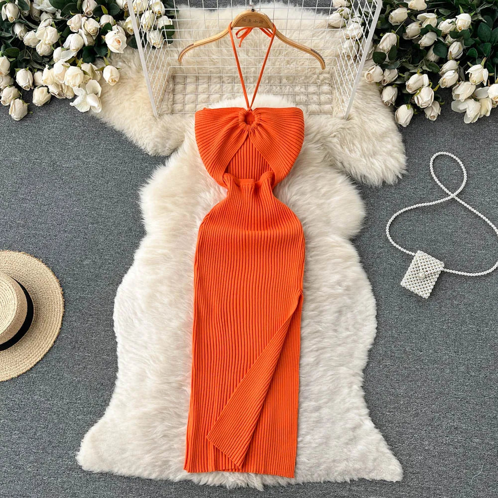 Chic Sexy Dress Women Slim Elastic Bodycon Party Dress