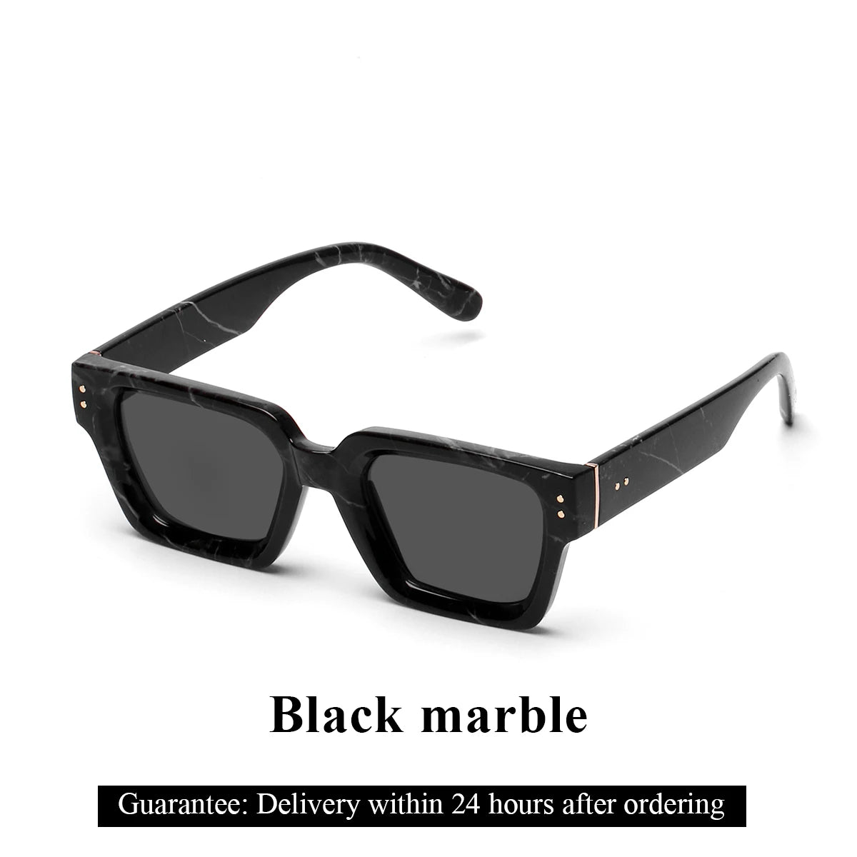 Ruiao Retro Black Millionaire Shades Luxury Sunglasses 2025 For Men Women