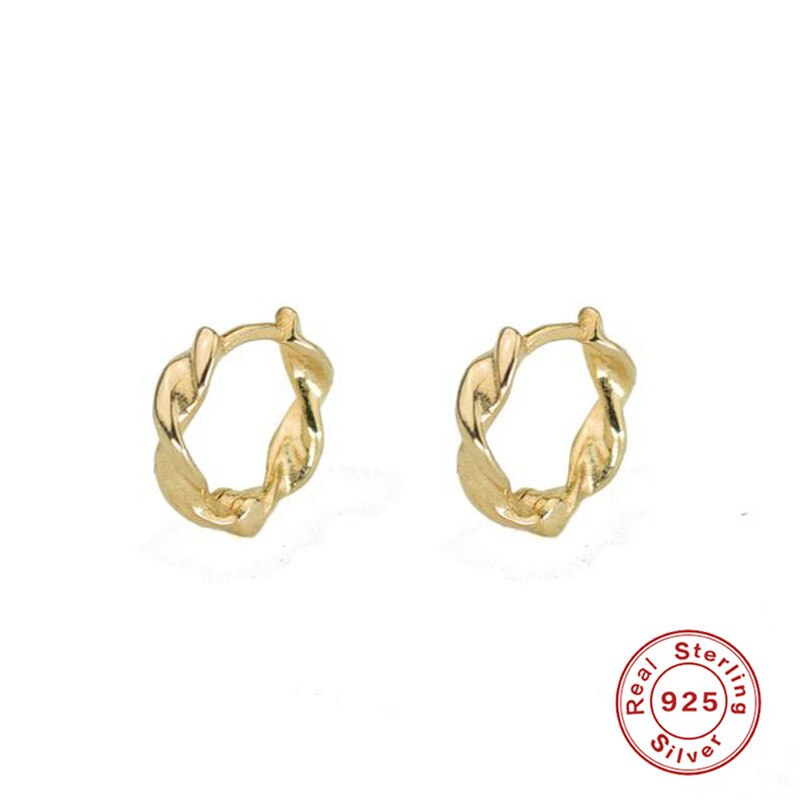 Small silver earrings