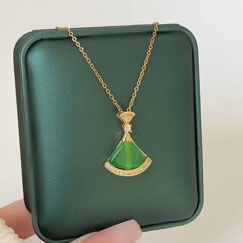 Crystal Stainless Steel Necklaces For Women