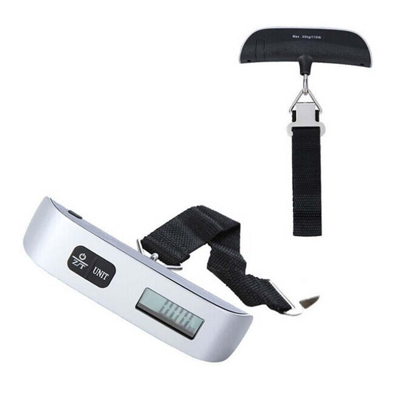 Portable 50kg/10g Hanging Electronic Digital Travel Suitcase Luggage Scales