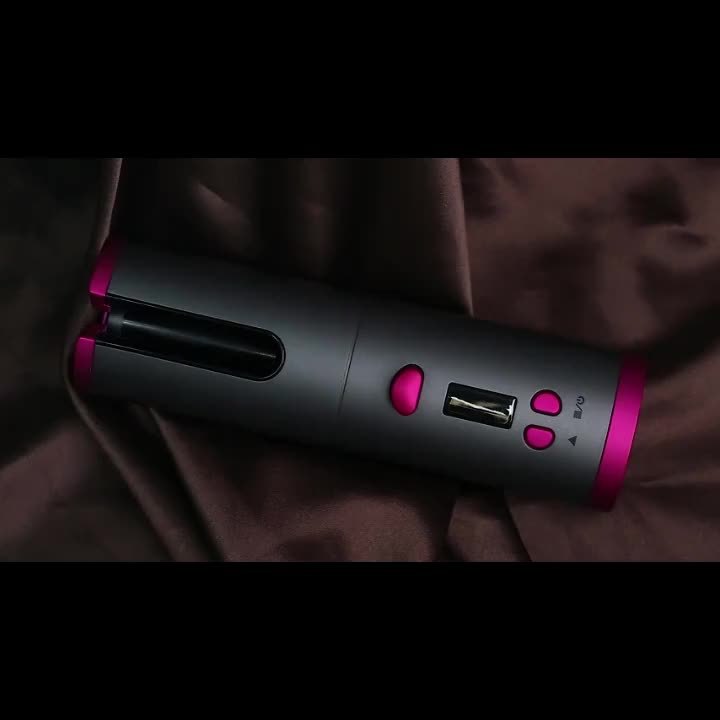 Automatic Hair Curler, Cordless Portable Rotating Curling Wand