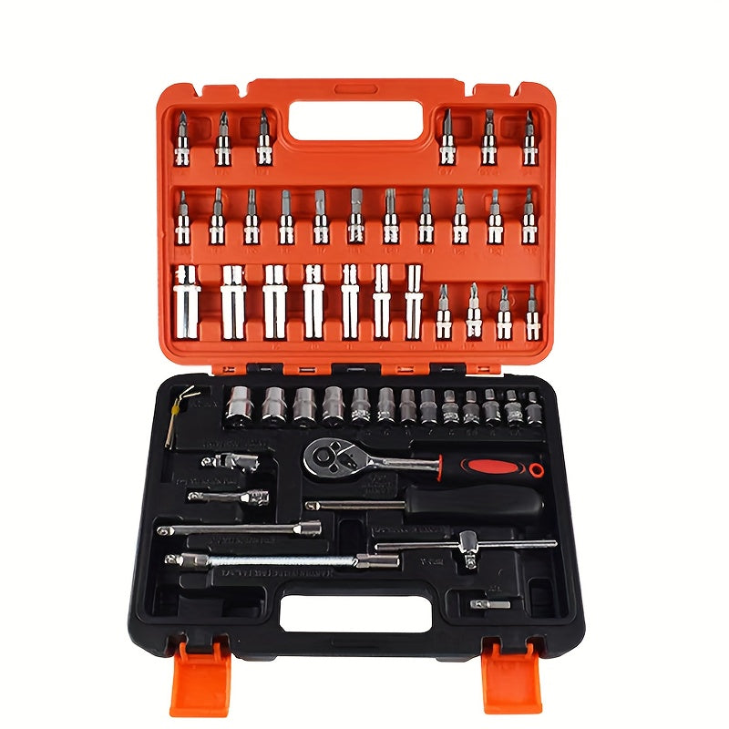 Automotive Maintenance Repairing Tool Kit For Off-Road Motorcycles, Stainless Steel Construction, Motorcycle Supplies - Complete Car Repair Tools Set