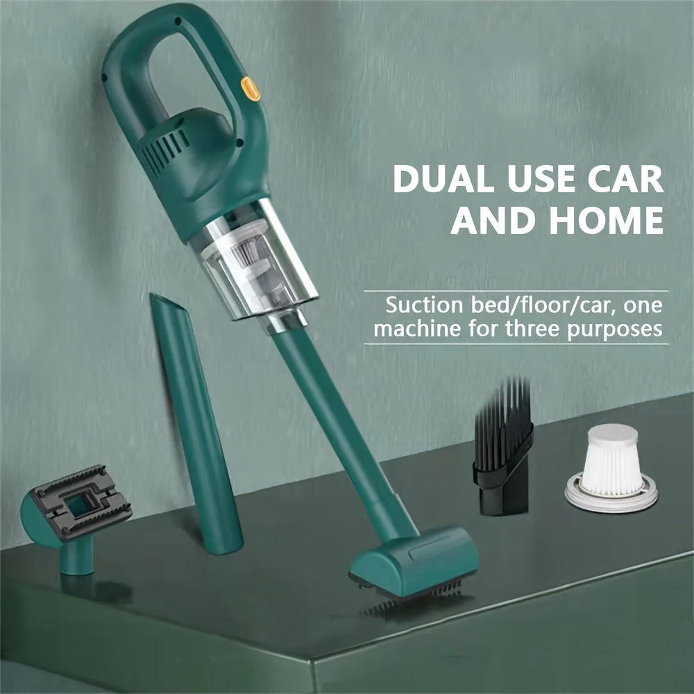 Portable Cordless Handheld Vacuum Cleaner, Rechargeable, 9kpa Cyclonic Suction Cordless Car Vacuum Cleaner, Rechargeable Strong Suction Vacuum Cleaner For Car/Office/Home