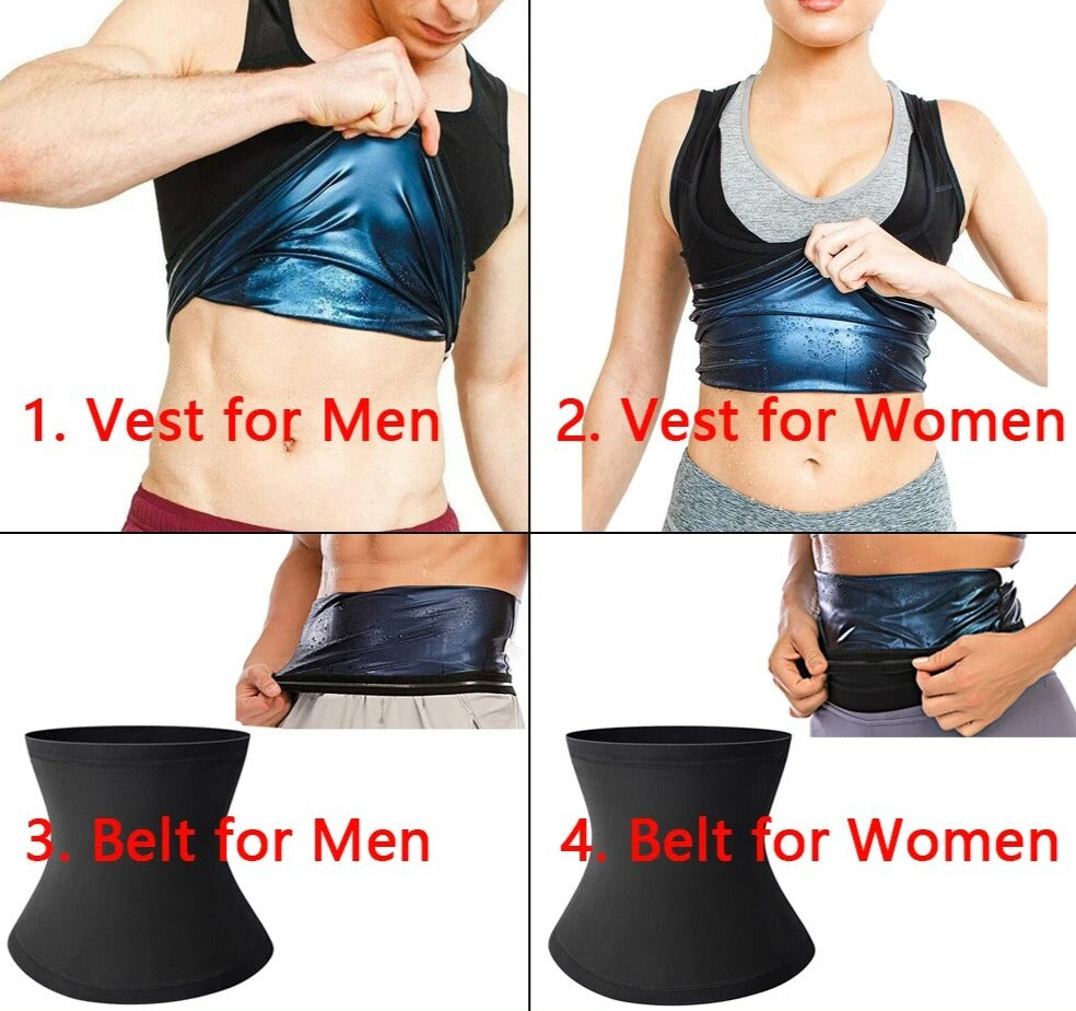 YBFDO Vest Shapewear Waist Shaper Corset for women Sauna Sweat Shaper Vest for Men Women Slimming Vest Body Shaper Fat Burning