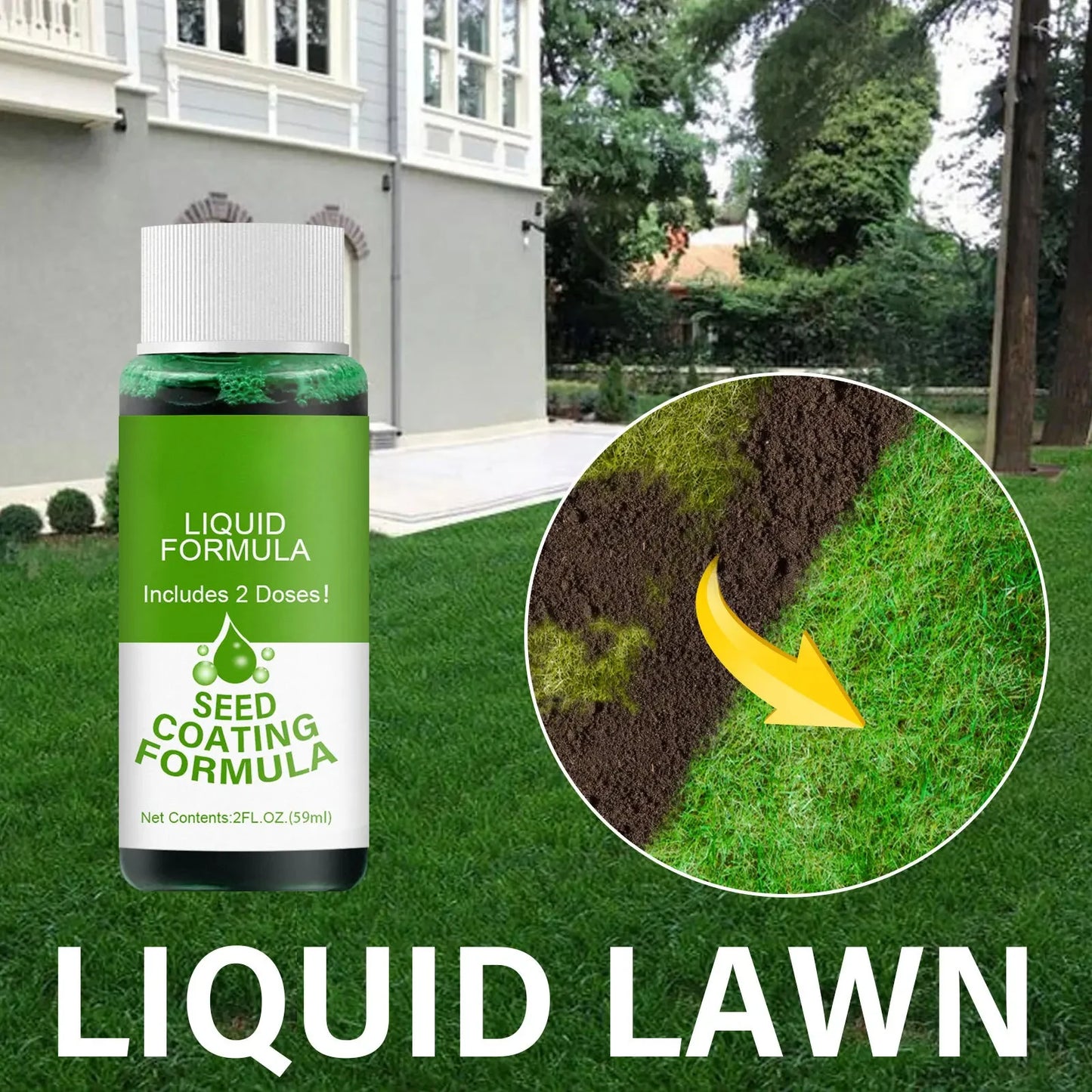 Green Grass Lawn Spray Grass Liquid Lawn Paint