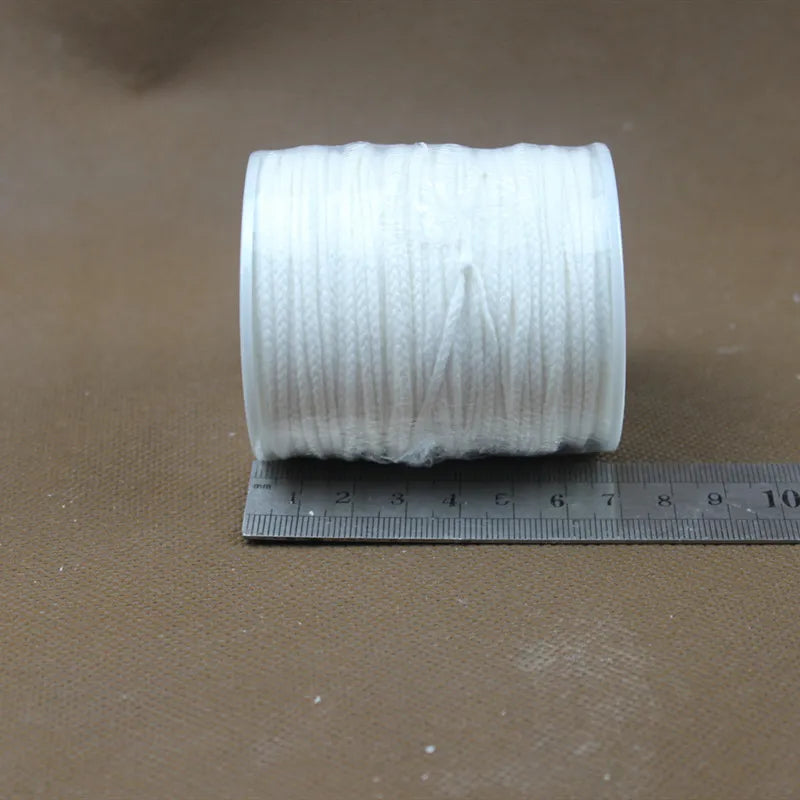 1 Roll 200 Feet 61M White Candle Wick Cotton